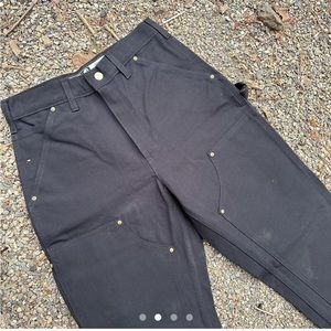 RARE SIZE Carhartt Double Knee Pants in black